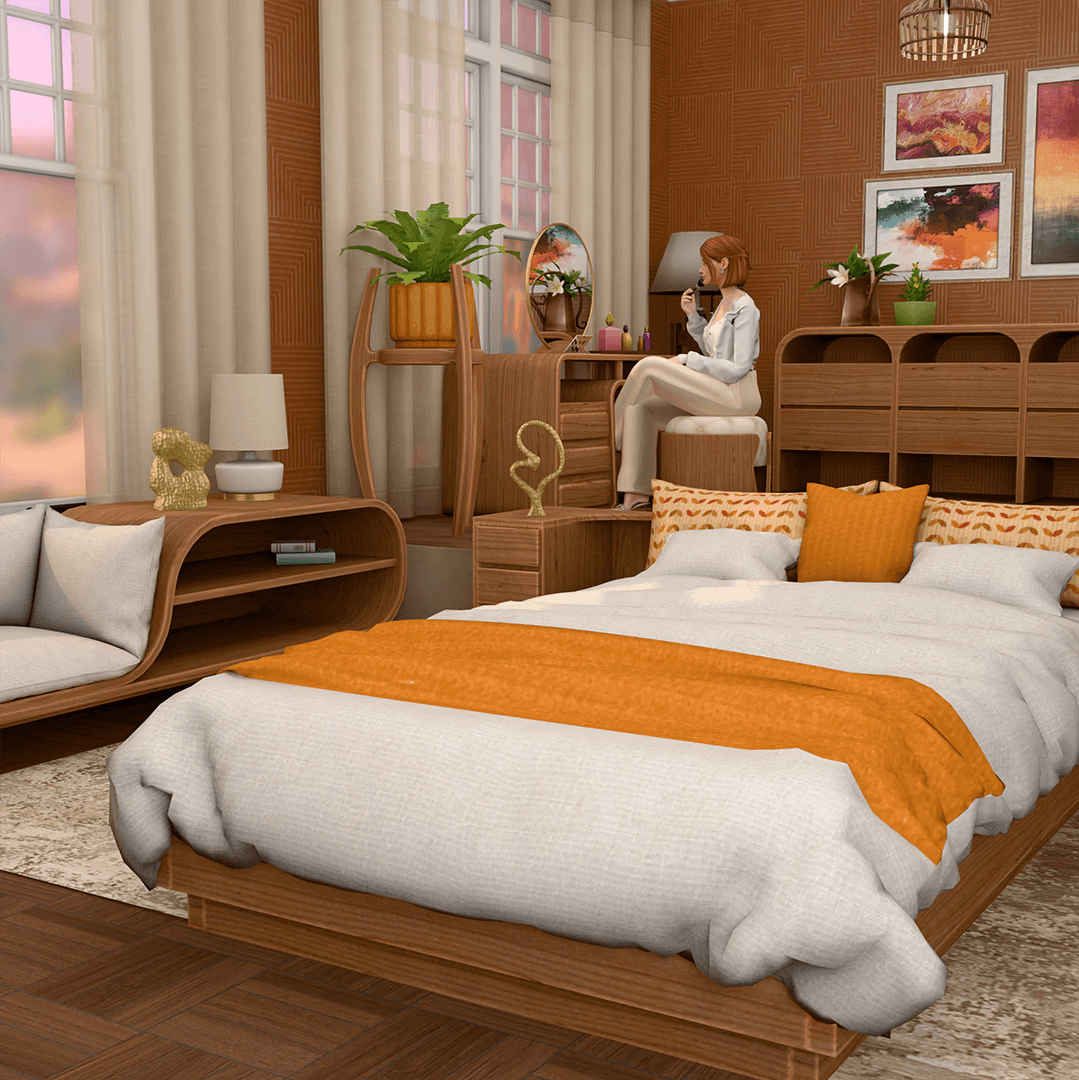 Скриншот мода Набор для спальни Meridian bedroom